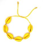 Bracelet Coquillage Jaune Littoral