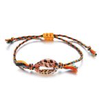Bracelet Coquillage Rivage Orange