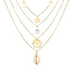 Pendentif Or Coquillage